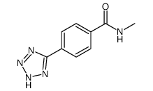 N-methyl-4-(2H-tetrazol-5-yl)benzamide Structure