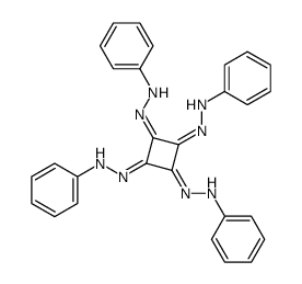 cyclobutanetetraone tetrakis(phenylhydrazone)结构式