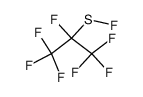 perfluoropropane-2-sulphenic acid fluoride Structure