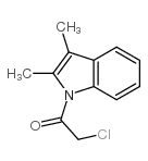 1-(Chloroacetyl)-2,3-dimethylindole Structure