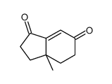 3,3a,4,5-Tetrahydro-3a-methyl-1H-indene-1,6(2H)-dione结构式