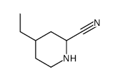 4-ethylpiperidine-2-carbonitrile结构式