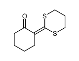2-(1,3-dithian-2-ylidene)cyclohexan-1-one Structure