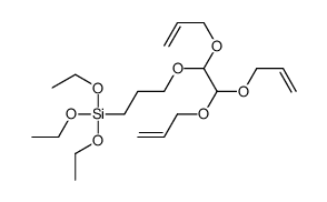 9,10-bis(allyloxy)-4,4-diethoxy-3,8,11-trioxa-4-silatetradec-13-ene Structure