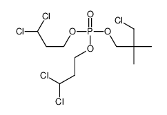 (3-chloro-2,2-dimethylpropyl) bis(3,3-dichloropropyl) phosphate Structure