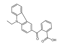2-(9-ethylcarbazole-3-carbonyl)benzoic acid结构式