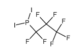 Heptafluor-n-propyl-dijodphosphan Structure