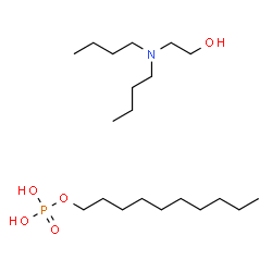 decyl dihydrogen phosphate, compound with 2-(dibutylamino)ethanol structure