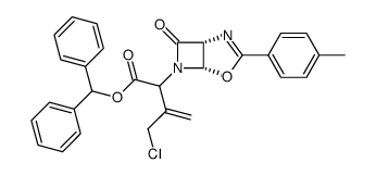 (2R)-3-Chloromethyl-2-[(1R,5S)-7-oxo-3-(p-tolyl)-4-oxa-2,6-diazabicyclo[3.2.0]hept-2-en-6-yl]-3-butenoic acid diphenylmethyl ester picture