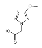 2H-Tetrazole-2-aceticacid,5-methoxy-(9CI) Structure