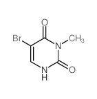 5-bromo-3-methyl-1H-pyrimidine-2,4-dione structure