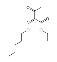 3-Oxo-2-[(Z)-pentyloxyimino]-butyric acid ethyl ester Structure