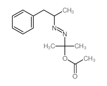 2-Propanol,2-[(1-methyl-2-phenylethyl)azo]-, acetate (ester)(9CI)结构式