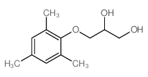 1,2-Propanediol,3-(2,4,6-trimethylphenoxy)- structure