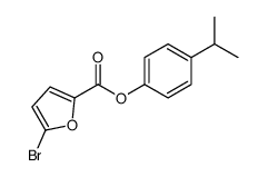 (4-propan-2-ylphenyl) 5-bromofuran-2-carboxylate结构式