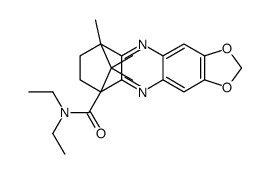 N,N-diethyl-9,12,12-trimethyl-8,9-dihydro-6,9-methano[1,3]dioxolo[4,5-b]phenazine-6(7H)-carboxamide结构式