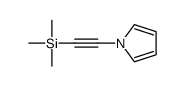 1H-Pyrrole,1-[(trimethylsilyl)ethynyl]-(9CI) Structure