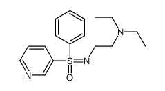 N,N-diethyl-2-[(oxo-phenyl-pyridin-3-yl-λ6-sulfanylidene)amino]ethanamine结构式