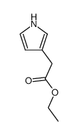 ethyl 2-(3-pyrrolyl)acetate结构式