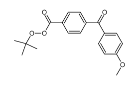 4-(4-Methoxy-benzoyl)-benzenecarboperoxoic acid tert-butyl ester Structure