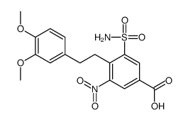 4-[2-(3,4-dimethoxyphenyl)ethyl]-3-nitro-5-sulfamoylbenzoic acid结构式