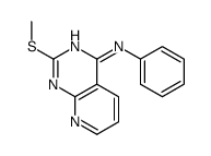 2-methylsulfanyl-N-phenylpyrido[2,3-d]pyrimidin-4-amine结构式