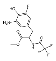 methyl 3-(3-amino-5-fluoro-4-hydroxyphenyl)-2-(2,2,2-trifluoroacetamido)propanoate Structure