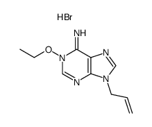 9-allyl-1-ethoxyadenine hydrobromide结构式