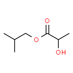 2-methylpropyl 2-hydroxypropanoate结构式