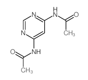 N-(6-acetamidopyrimidin-4-yl)acetamide Structure