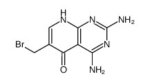 2,4-diamino-6-(bromomethyl)pyrido[2,3-d]pyrimidin-5(8H)-one Structure