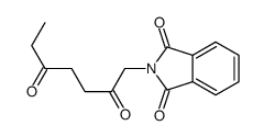 2-(2,5-dioxoheptyl)isoindole-1,3-dione Structure