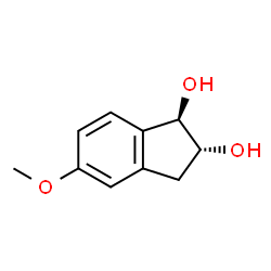 1H-Indene-1,2-diol,2,3-dihydro-5-methoxy-,(1R,2R)-rel-(9CI)结构式