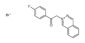 1-(4-fluorophenyl)-2-phthalazin-2-ium-2-ylethanone,bromide结构式