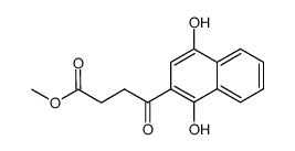methyl 4-(1,4-dihydroxynaphthalen-2-yl)-4-oxobutanoate结构式