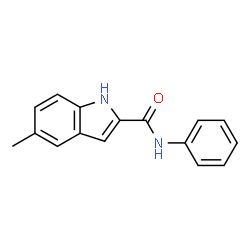 1H-Indole-2-carboxamide,5-methyl-N-phenyl-(9CI) Structure