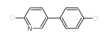2-CHLORO-5-(4-CHLOROPHENYL)-PYRIDINE Structure