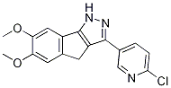 Indeno[1,2-c]pyrazole, 3-(6-chloro-3-pyridinyl)-1,4-dihydro-6,7-diMethoxy- picture