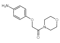 [4-(2-吗啉-4-基-2-氧代乙氧基)苯基]胺结构式