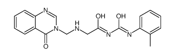 N-[(2-methylphenyl)carbamoyl]-2-[(4-oxoquinazolin-3-yl)methylamino]acetamide Structure