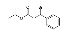 isopropyl 3-bromo-3-phenylpropanoate结构式