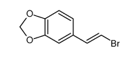 (E)-5-(2-Bromovinyl)benzo[d][1,3]dioxole结构式