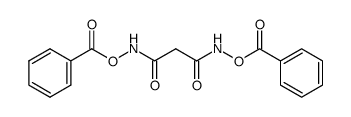 N,N'-bis-benzoyloxy-malonamide结构式