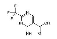 4-AMINO-2-(TRIFLUOROMETHYL)PYRIMIDINE-5-CARBOXYLICACID结构式