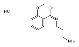 3-[(2-methoxybenzoyl)amino]propylazanium,chloride结构式