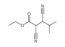 2,3-dicyano-4-methyl-valeric acid ethyl ester结构式
