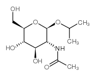 ISO-PROPYL 2-ACETAMIDO-2-DEOXY-BETA-D-GLUCOPYRANOSIDE Structure