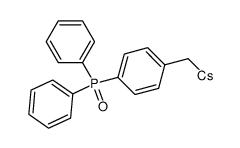 (4-(diphenylphosphoryl)benzyl)cesium结构式