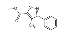 Methyl 4-amino-3-phenylisothiazole-5-carboxylate picture