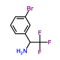 1-(3-BROMO-PHENYL)-2,2,2-TRIFLUORO-ETHYLAMINE structure
